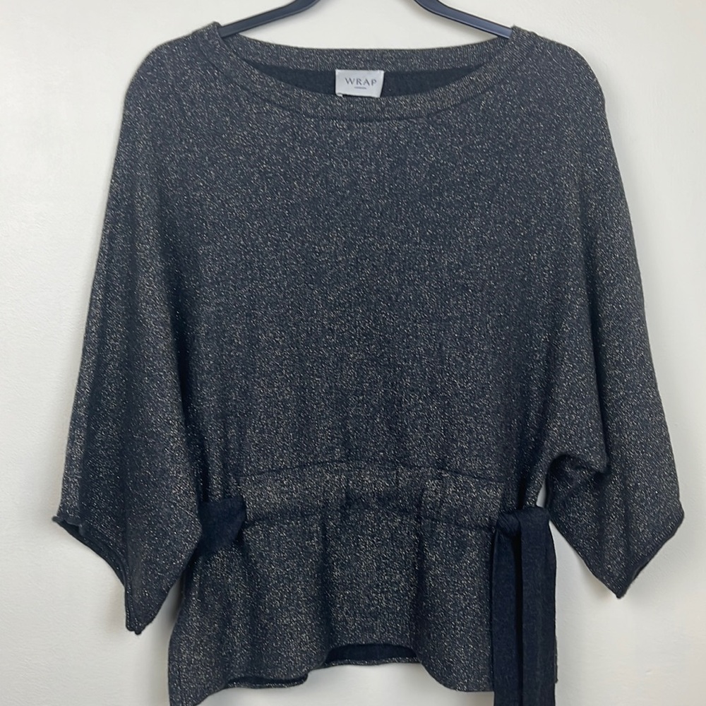 Wrap London Tie waist sweater